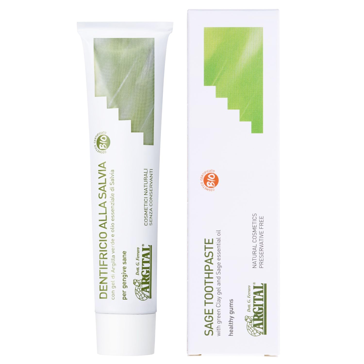 

[Official] ARGITAL Green Clay Toothpaste (Sage) 75ml