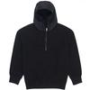 Uniqlo Jil Sander Collaboration Plain Drawstring Half-Zip Long Sleeve Minimalist Sweatshirt Men Sweatshirt Black 445156-09