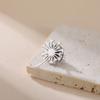 Stainless Steel Blowball Brooch Luxury Suit Badge Pin Trendy Women Brooch  Suit Collar