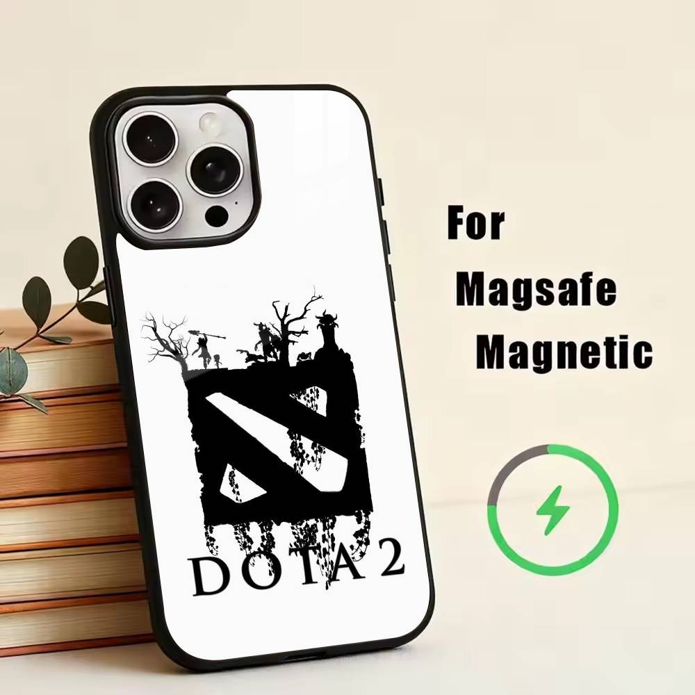 Games D-Dota 2  Phone Case For iPhone17,16,15,14,13,12,11 Plus,Pro Magnetic with Magsafe Wireless Charging