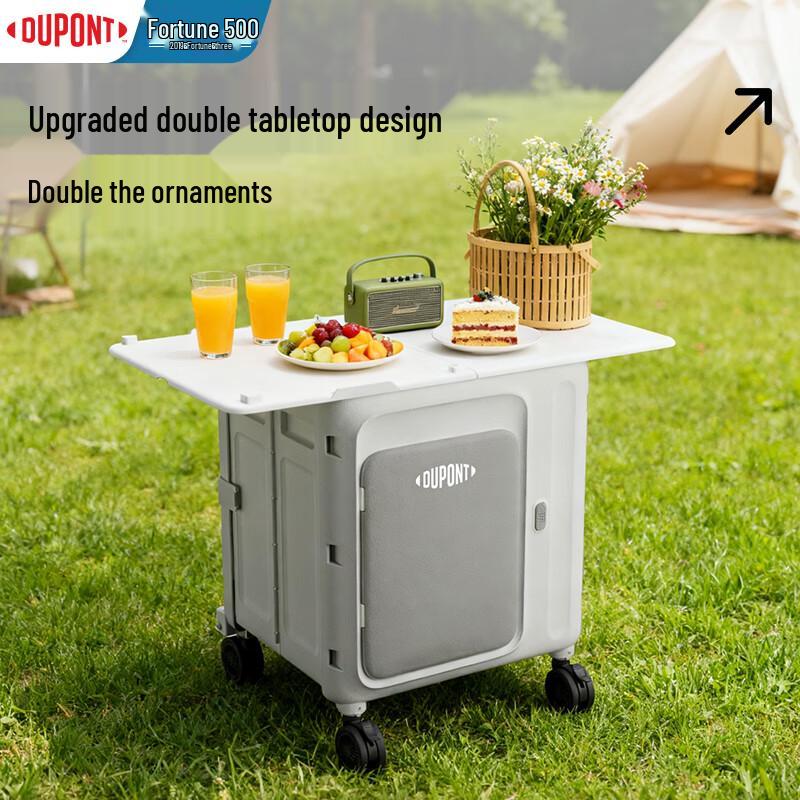 DuPont 70L Folding 4-Wheel Utility Cart