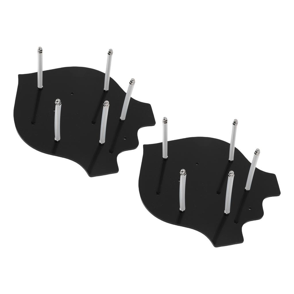 2pcs Sword Wall Mount Acrylic Sword Stand Hanger Rack Axe Holder Multi Purpose for Display Decoration