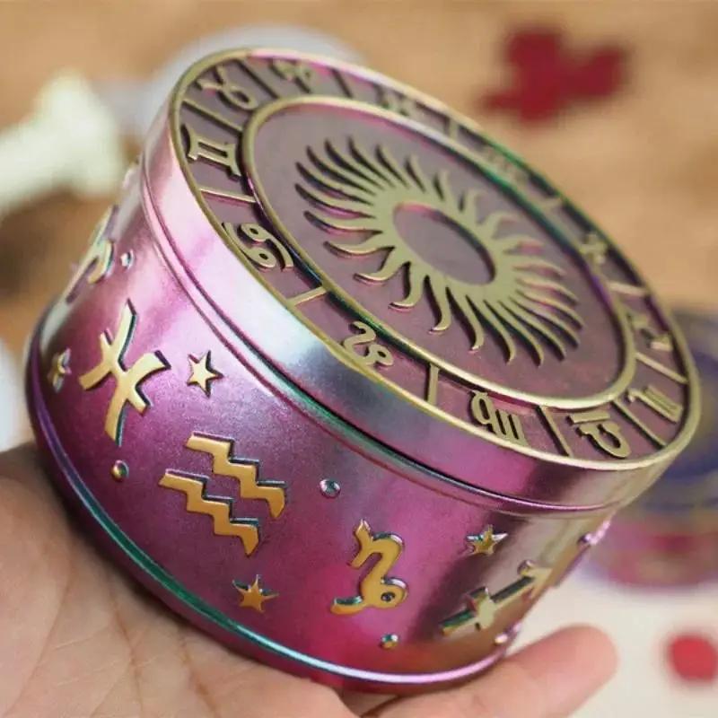 3Pcs/Set DIY Crystal Epoxy Resin Mold 12 Constellation Starry Sky Five-Pointed Star Storage Box Mirror Silicone Mold For Resin