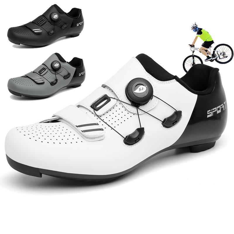 Cycling Sneaker Mtb with Cleats Men Carbon Sports Speed Bike Shoes Women Mountain Racing Flat SPD Road Cycling Footwear