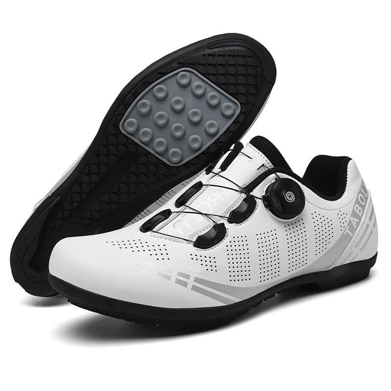 

Unisex Breathable Power-Assisted Cycling Shoes with Buckle for Road & Mountain 46