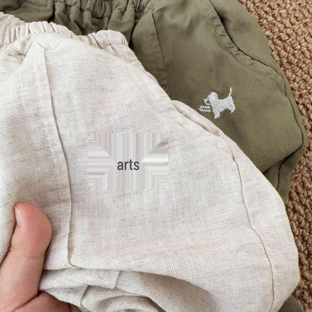 2026 Kids' Summer Linen Cropped Pants - New Toddler Style for Boys & Girls