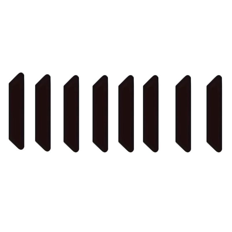 

16/8 шт. Многоразовые моющиеся противозакручивающиеся ковровые заплатки Фиксированные наклейки Ковровая противоскользящая наклейка Напольный ковер Коврик Лента Захват Угол Па