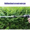 Waschpistole mit Doppelanschluss, Garten Autowäsche Doppelzweckschalter Hochdruckschaumkanone, Seifensprüher Reinigungsset, Hochdruckreiniger Sprühdüsen