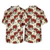 Men's Christmas Themed Caregiver Uniform for Holiday Work Wear