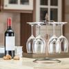 Creative Upside Down Wine Glass Rack  6 Hooks Goblet Hanger Kitchen Countertop Vertical Glasswares Storage Rack