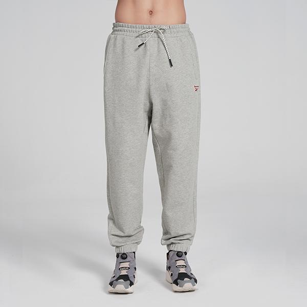 Reebok Casual Fashion Trendy Comfortable Knitted Sports Pants Unisex Bottoms Light-Gray 24SRC601UGG3