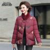 Xuezhongfei Women's Embroidered Rex Rabbit Fur Collar Down Jacket