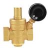 Adjustable Pressure Reducing Valve With Meter Water Pressure Reducer Brass Water Valve  For RV