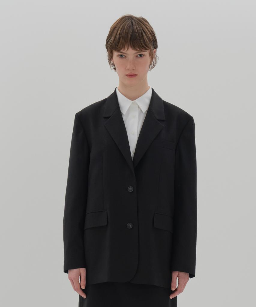 Jun By Jun K Classic Oversized Jacket_Black