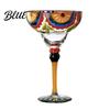 Classic Margarita Cup Mexican Hand Painted Glass Champagne Cocktail Glasses