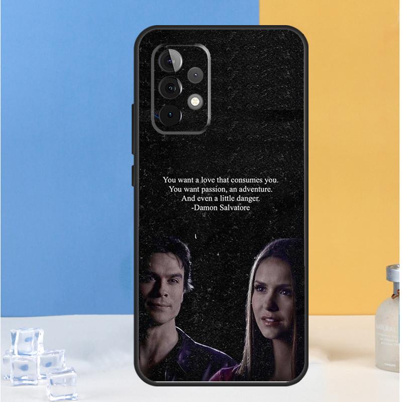 Vampire Diaries TV-Serie Für Samsung Galaxy A16 A26 A36 A56 A13 A33 A53 A05 A06 A54 A34 A14 A32 A52 A55 A35 A15 Hülle Samsung A15 beige