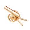 Copper Brass Cannon Mortar Figurine Collectible Toy Gift for Boys, Home & Office Decor.
