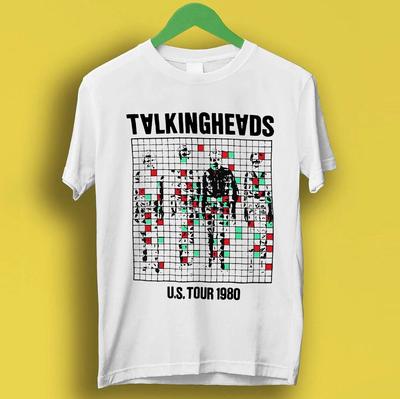 Talking Heads US Tour 1980 Punk Rock Poster Music Retro Cool Tee T Shirt P7275