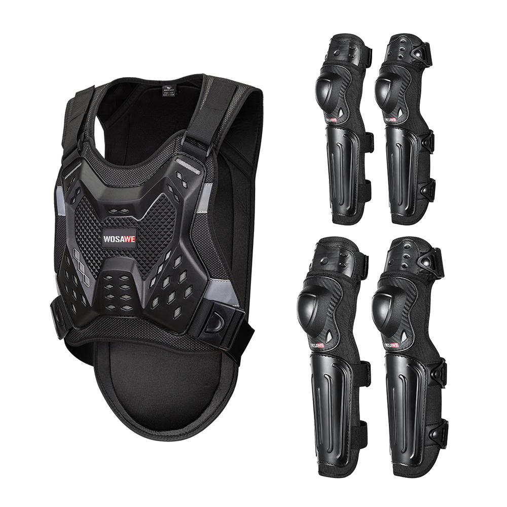 

WOSAWE взрослые мотоциклетные наколенники для мотокросса, эластичные, износостойкие, прочные, ударопрочные, защитное снаряжение чёрный
