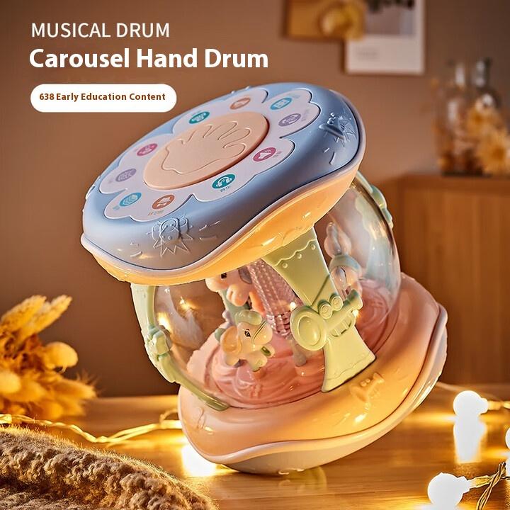 Hand drum baby toys 0-1 years old children's early education toys Pat drum 6 months baby newborn gift