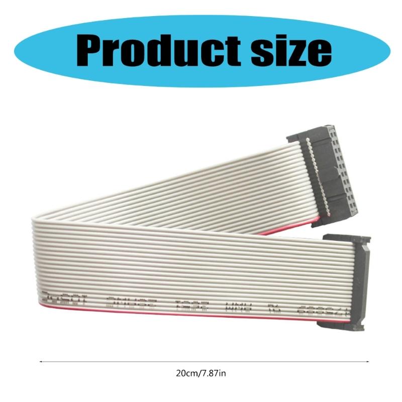 Schnelle Datenübertragung JTAG-Kabel, 20-poliges graues Flachband-Datenkabel für effizientes Debugging und Firmware-Uploads