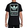 Adidas Originals Trefoil Double-Sided Print Casual Short-Sleeve T-Shirt Men Tops Black DJ2712