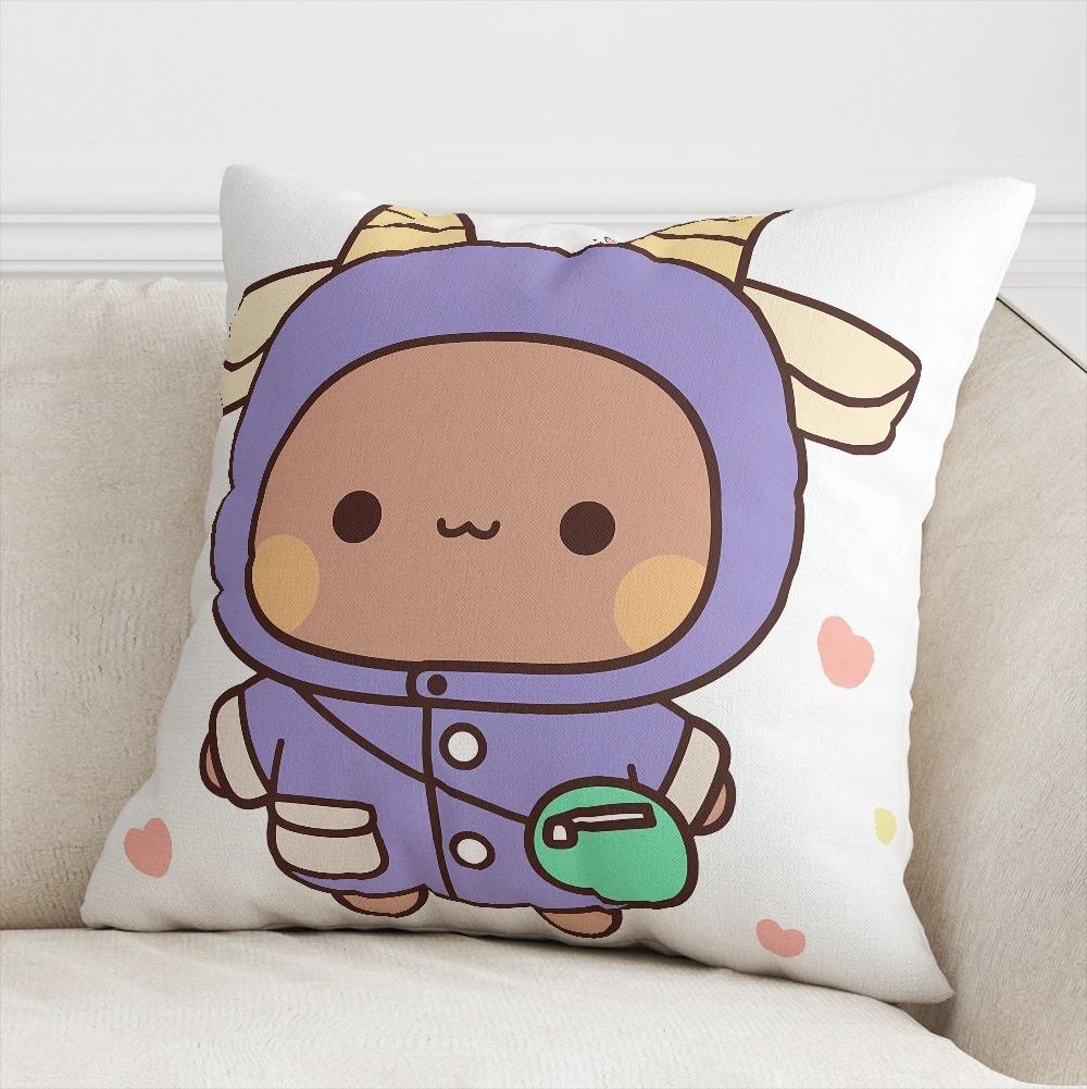 Office Living Room Home Pillowcase Kawaii Cartoon Bear Pattern Pillowcase Car Ornaments