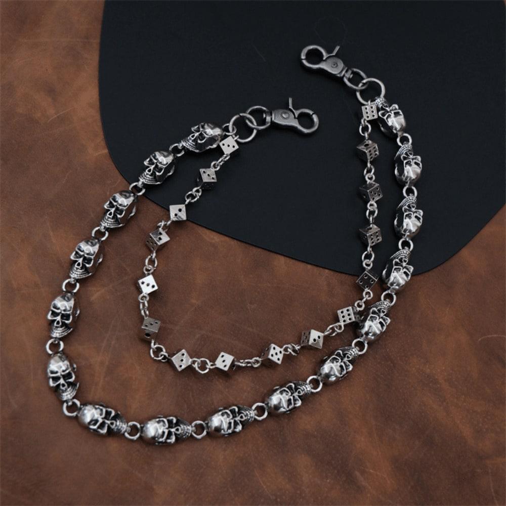 Jeans Chain Hip Hop European and American Punk Waist Chain Double Layer Accessories