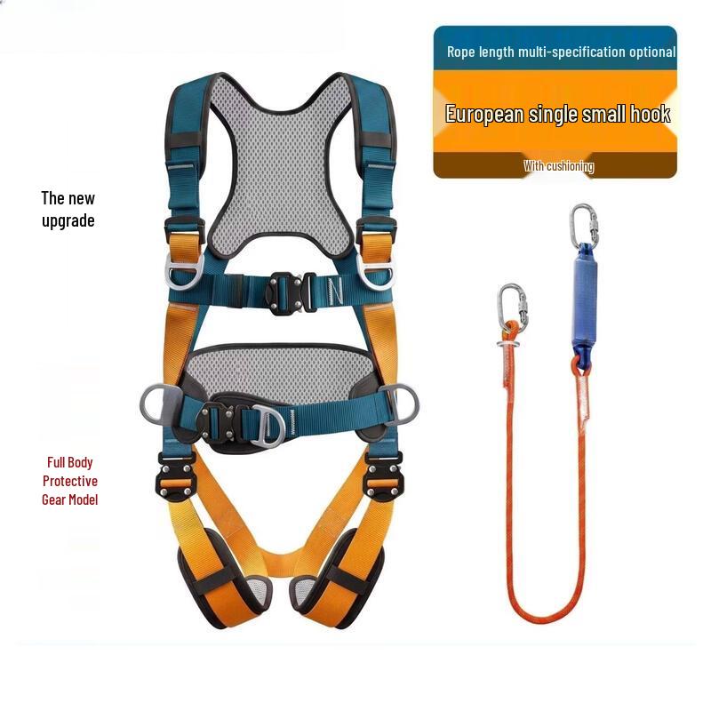 ML Five-Point Full Body Safety Harness for High-Altitude Work