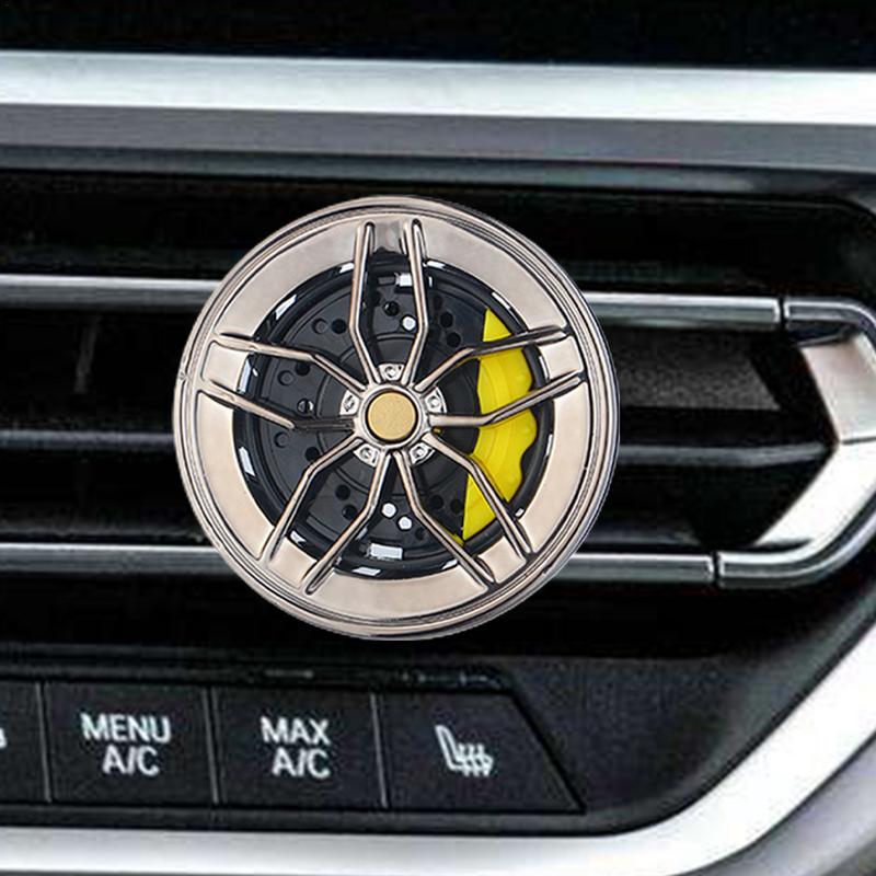 Car Diffuser Vent Clip Car Fragrance Diffuser Vent Clip Wheel Design Car Outlet Aromatherapy Stylish Car Accessories Interior