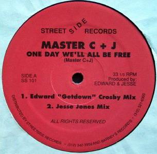

12inch Record MASTER C + J - One Day We ll All Be Free SS101 STREETSIDE RECO 1988 US Dance & Electronica Used