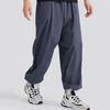 Skechers Solid Color Mid-Rise Breathable Comfortable Knitted Sports Pants Men bottoms Odyssey-Gray L224M069-026R