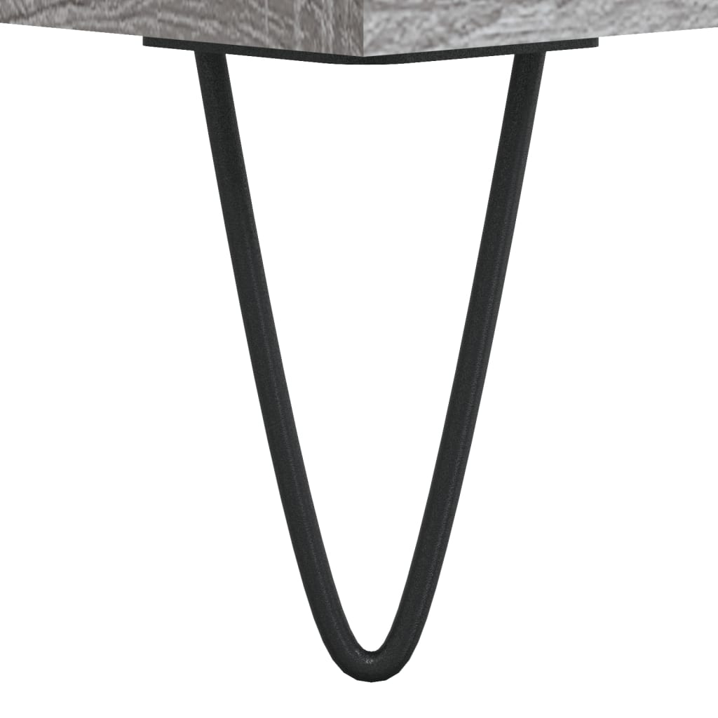  Coffee Table, Grey Sonoma Oak 60x50x36.5 Cm, Wood-based