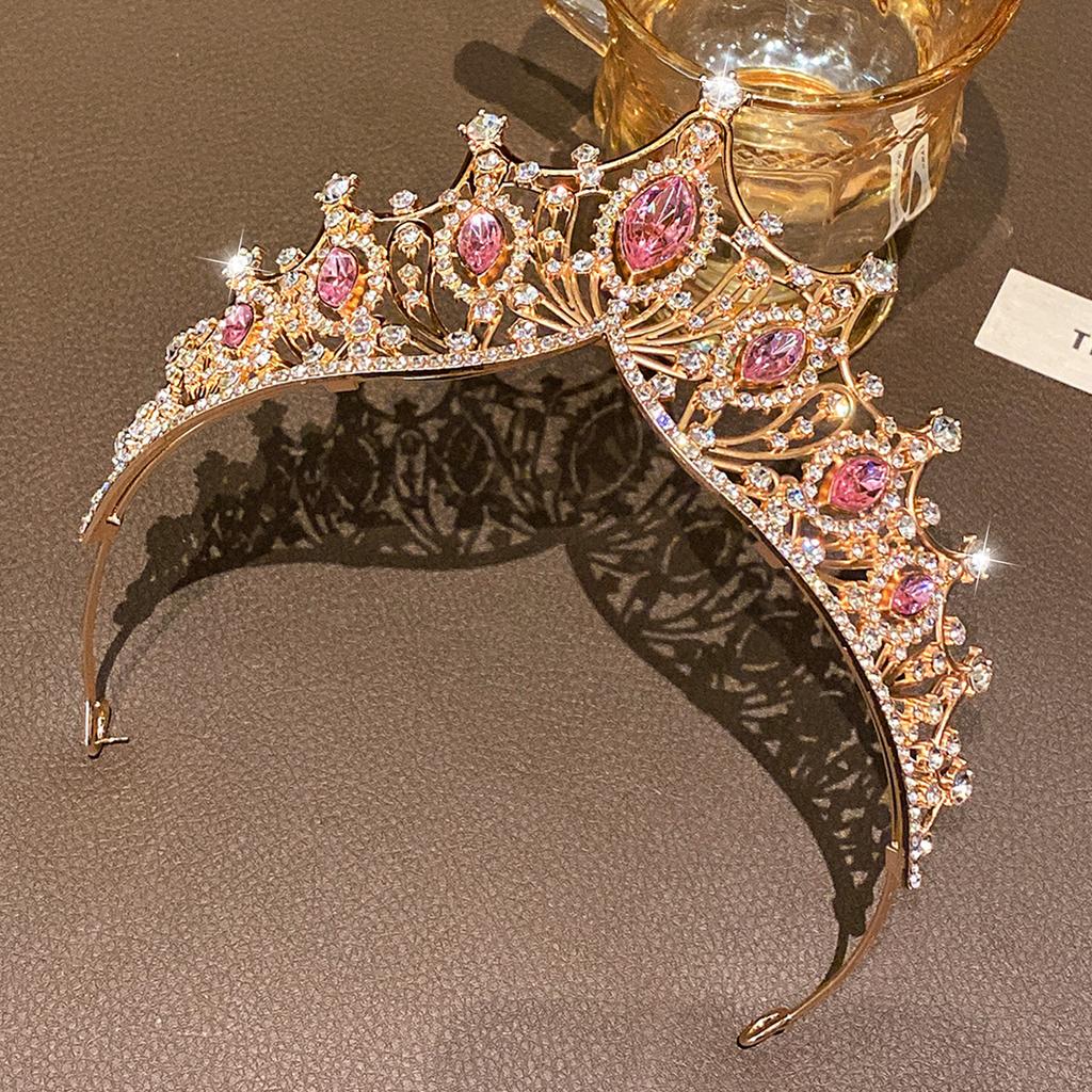 1 large crown fashionable temperament crown headband sweet wind hair accessory suitable for performances and birthdays