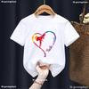Newly Style Boys/Girls Tshirt Taekwondo Fighter Korean Martial Art Kick Graphic Print Kids 2025 Summer Toddler White Tshirt Tops