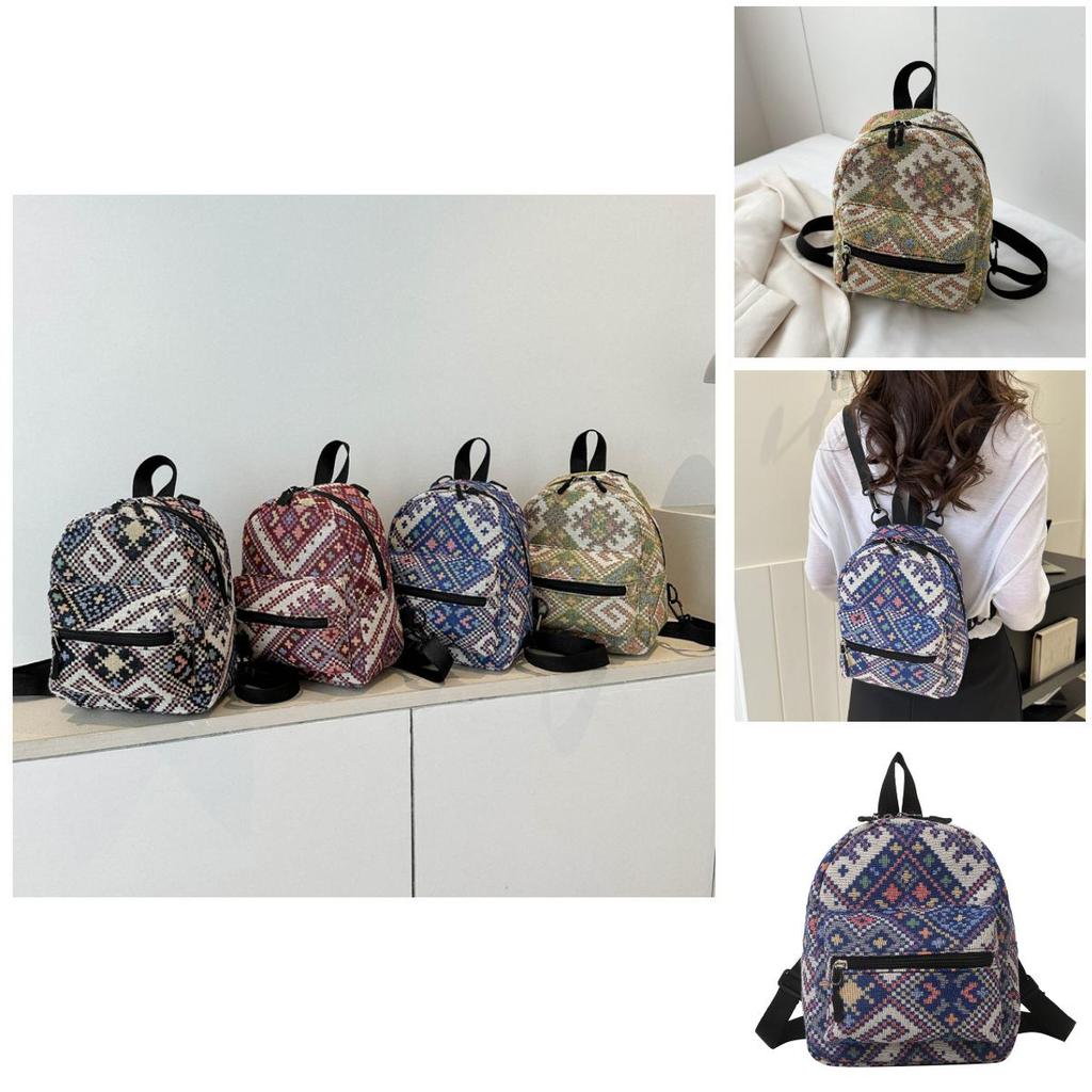 Unique Fashionable Canvas Backpack With Stunning Embroidery For Stylish Women In 2023