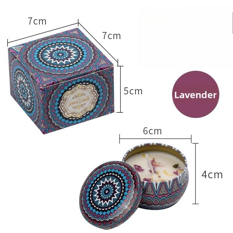 Dried Flowers Aromatherapy Essential Oils Candles Home Retro Non-toxic Bedroom Ornaments Wedding Souvenirs