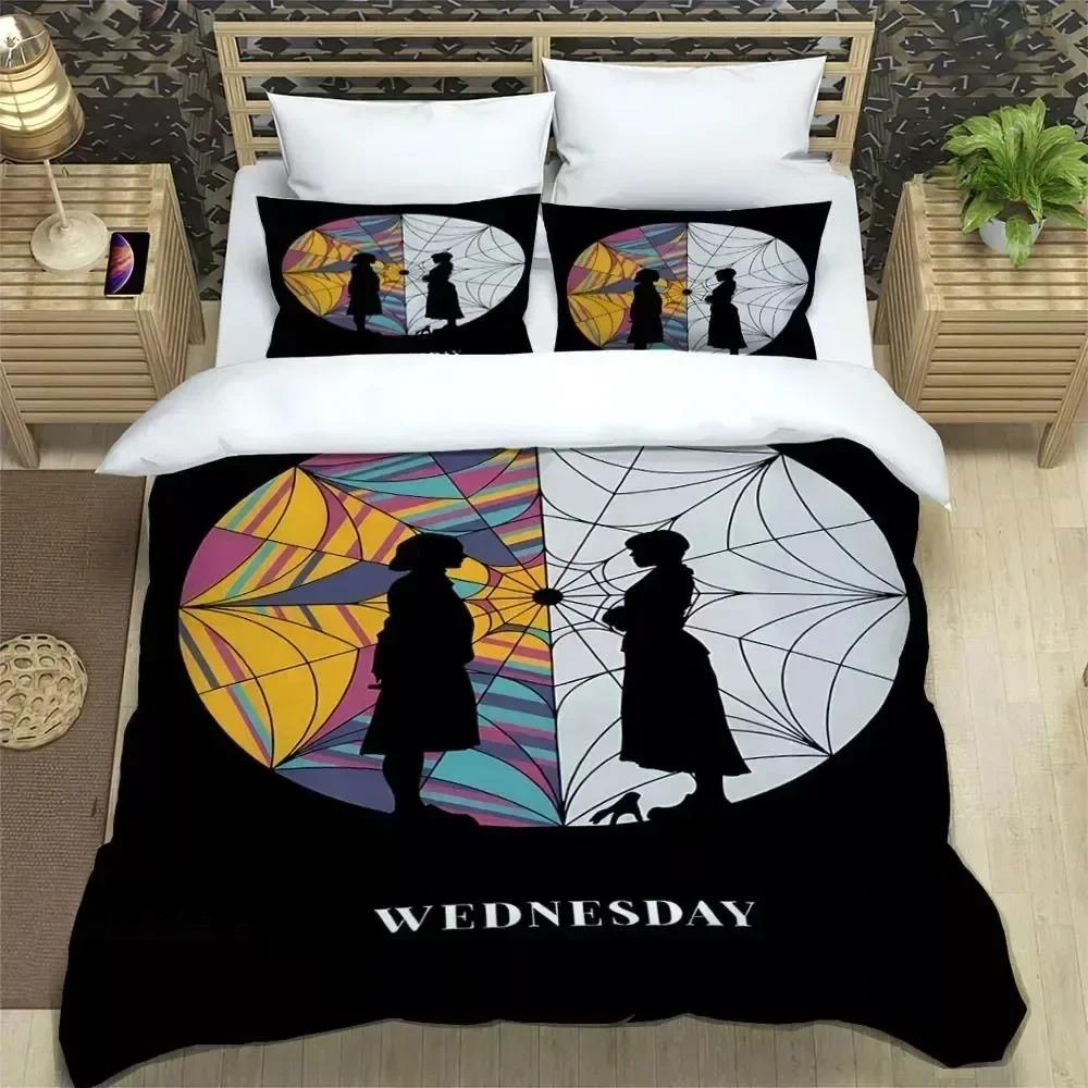 Movie Pattern Microfiber Bedding Set For Boys, Movie Pattern, Winter Duvet Cover Set, Film Anime Bed Set, Comforter Cover