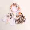 Fashion Delicate Wrap Long Rose Flower Printed Chiffon Scarf Shawl Scarves