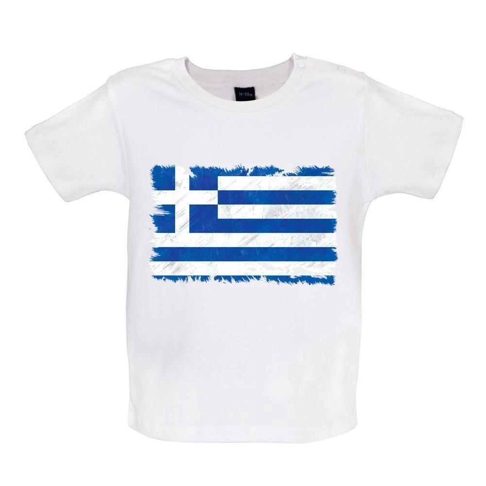 

Greece Flag - Baby Kids Boys Girls Unisex T-Shirt / Babygrow - Athens Greek Flags Country World 100