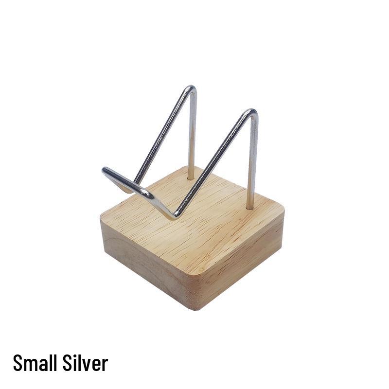 Beech Wood Display Stand for Crystals, Minerals, and Metal Ore Specimens