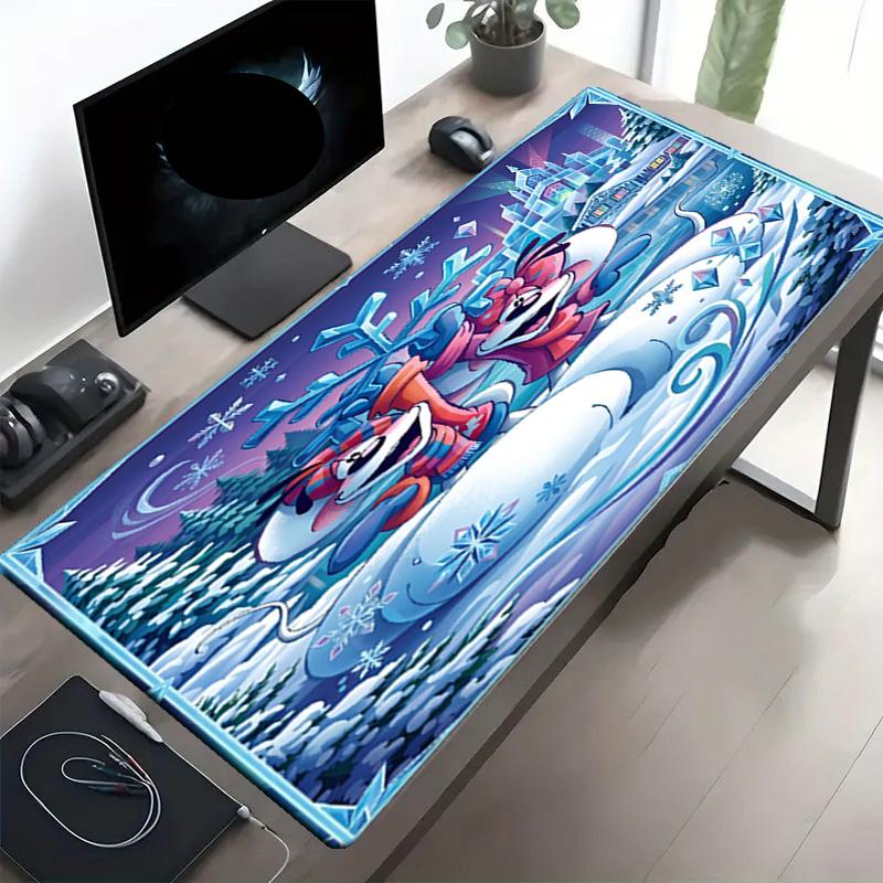 Diddl Druck Mauspadd, Anti-Rutsch Schreibtisch Tastaturmatte, für PC Laptop Gaming Arbeiten Tägliche Nutzung, Coole Festival Überraschungsgeschenk