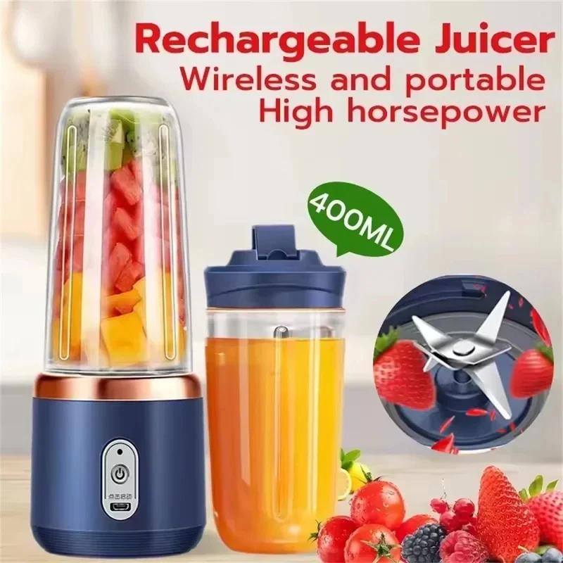 Xiaomi Portable Blender Bottle Electric 6 Blades Multifunction Juice Blender Fresh Juice Smoothie Blender Ice CrushCup Food Processor