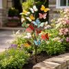 Metal Butterfly Yard Stake Decorative Butterfly Plant Stake Decorative Yard Sign  Yard Decoration