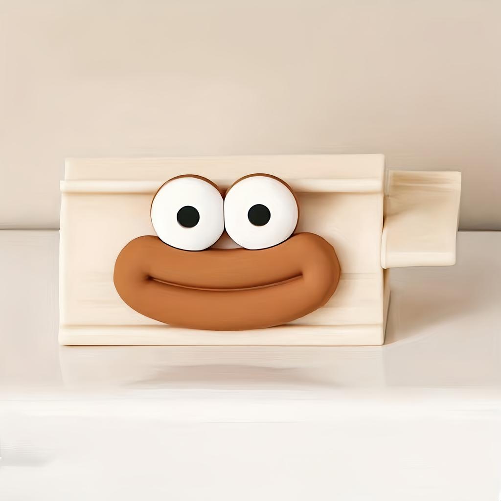 Easy-Squeeze Toothpaste Dispenser - Cute Big Mouth Design, Manual Bathroom Helper for Effortless Use.