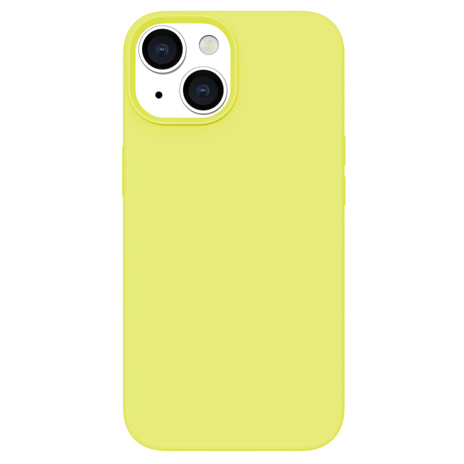 KALEBOL KLB-YTGJ001 For iPhone 15 Case Solid Color Liquid Silicone+PC Phone Cover E