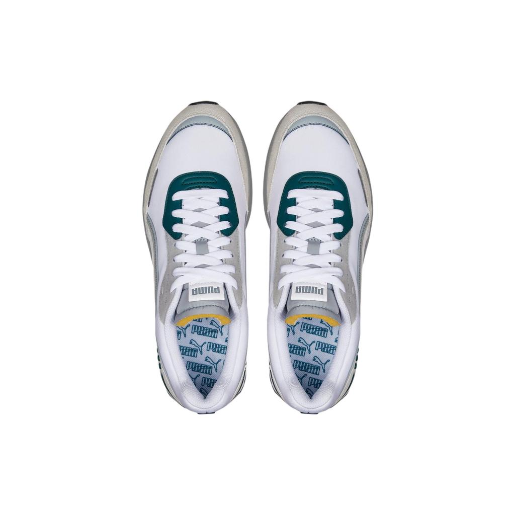 Puma City Rider Unisex White Grey Green 382044-20