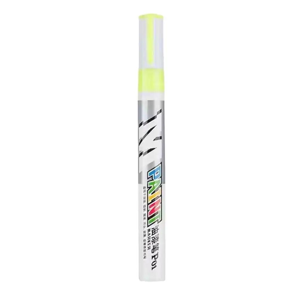 Car Paint Scratches Repair Brush Pen Waterproof Water Cars Paint Care Tread Tire Pen Tire White Waterproof Wheel Marker Oil I9W4