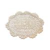 Table Mat 2022 Beige/White Cotton Lace Doilies Floral Lace Doilies Floral
