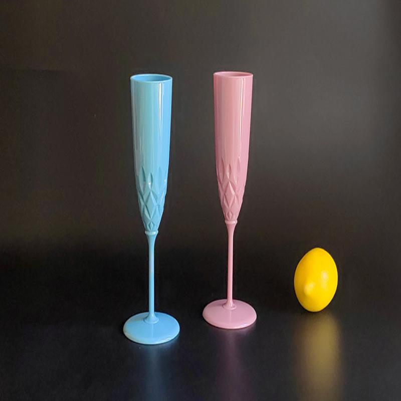 1 Adet 125Ml Moet Şampanya Kadehi PP Plastik Şarap Kadehi Bulaşık Makinesinde Yıkanabilir Şampanya Kadehi